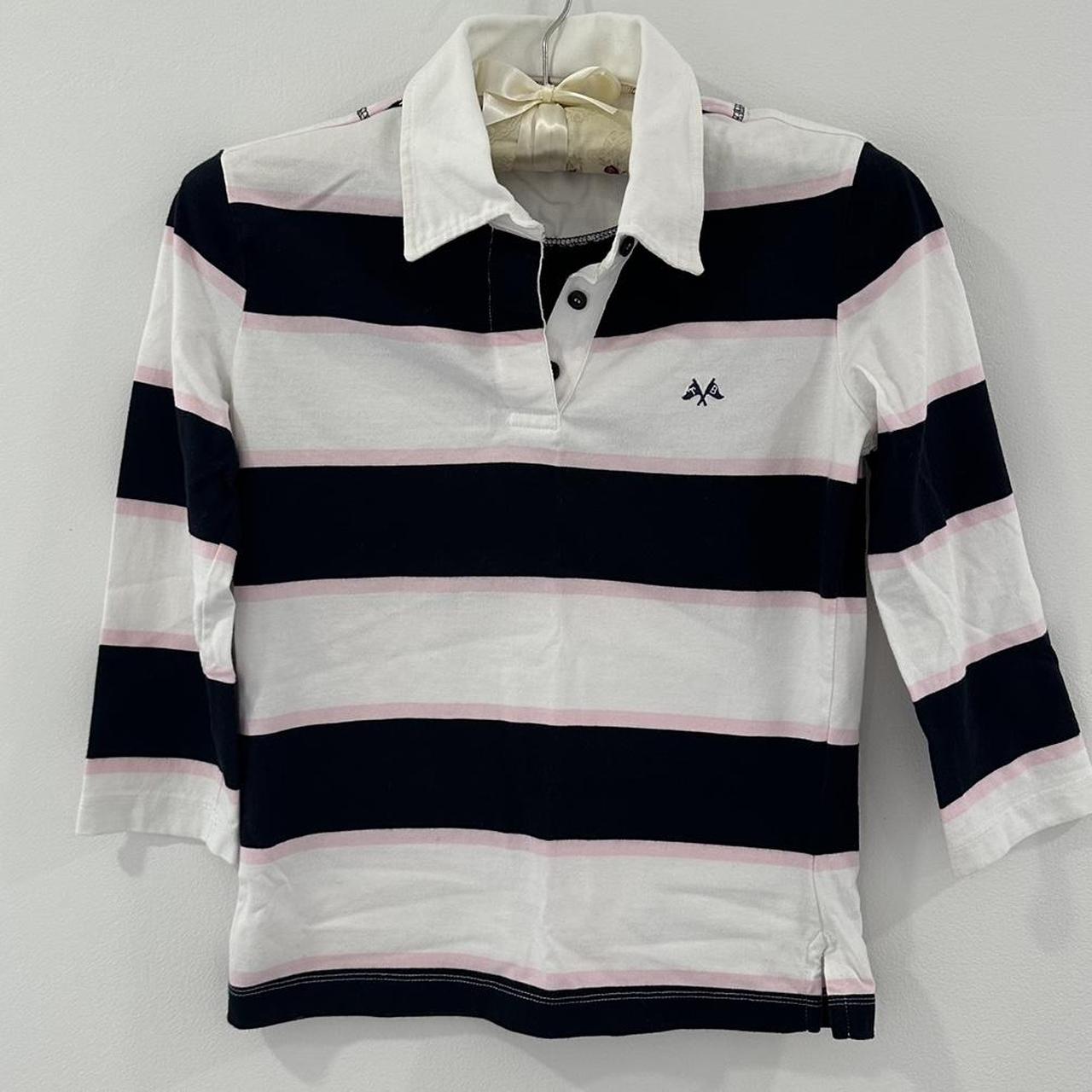 VINTAGE BURBERRY RUGBY POLO