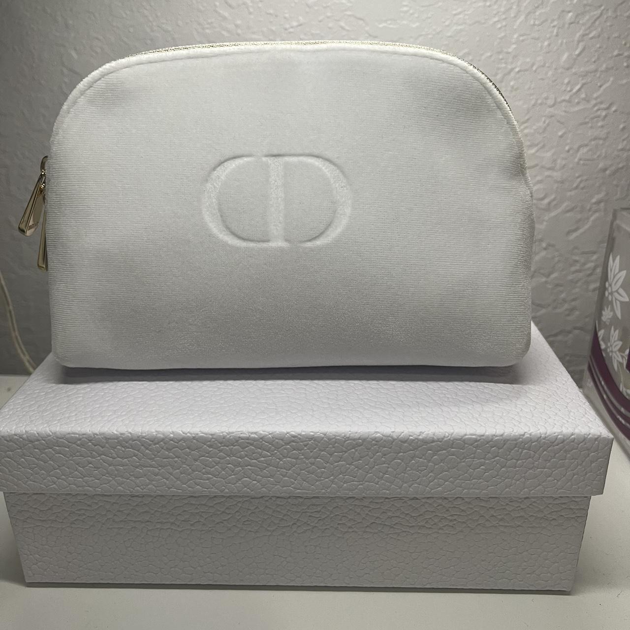 White Dior cosmetic bag! Will NOT come with box... Depop