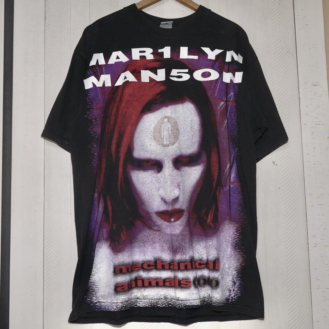 MARILYN MANSON Mechanical Animals Tシャツ MARILYN MANSON MECHANICAL ANIMALS T-SHIRT VINTAGE 90S size L