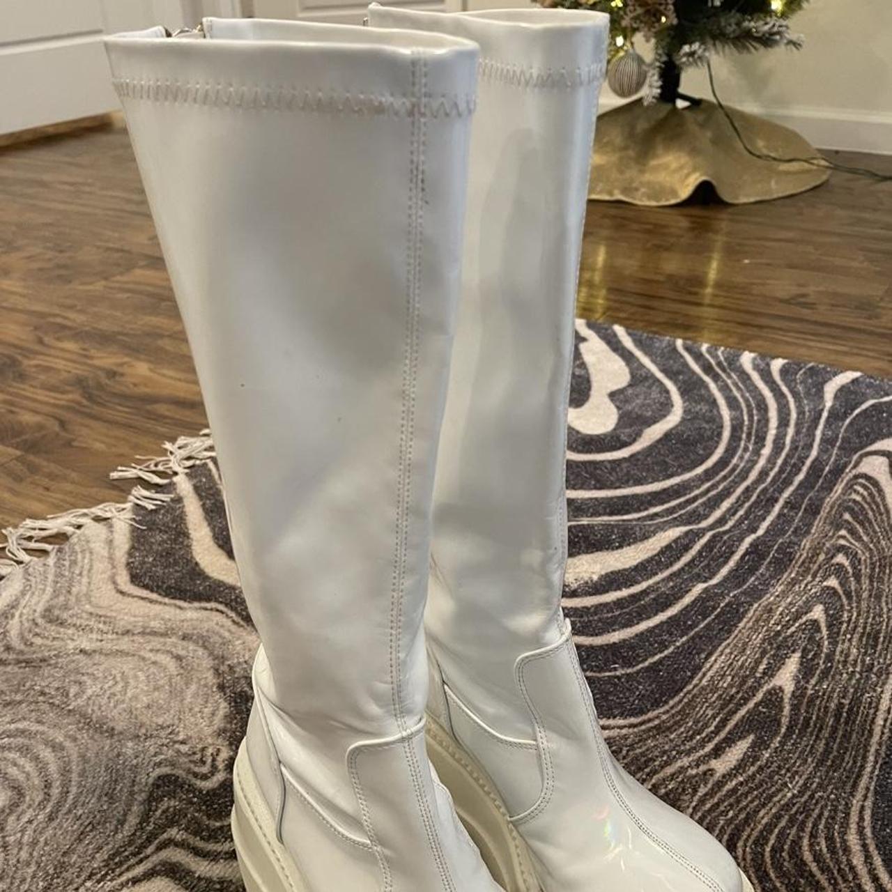 demonia white shoes