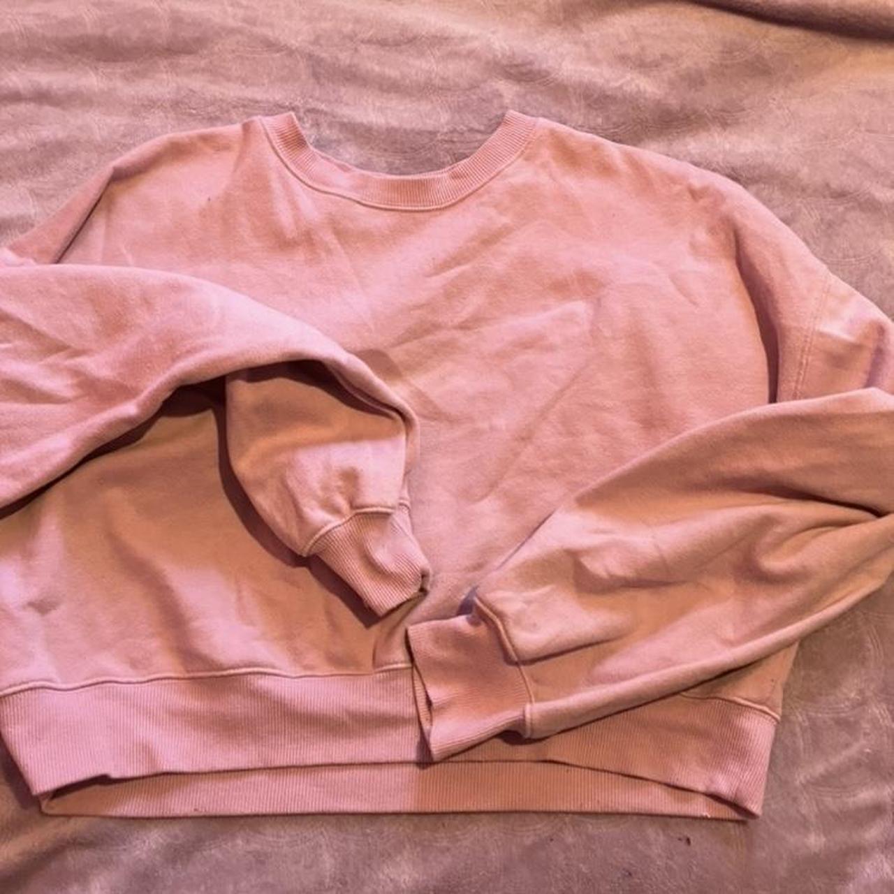 Pink sweatshirt target cropped 14 Depop