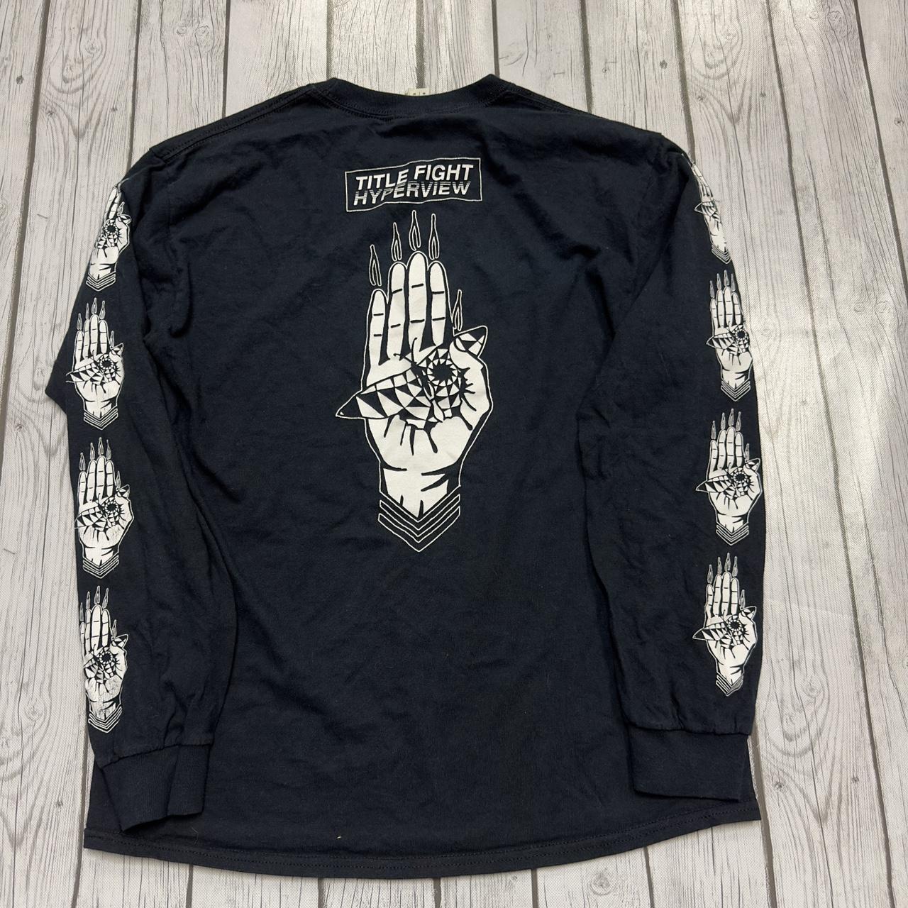 Title Fight Hyperview long sleeve band tee in black.... - Depop