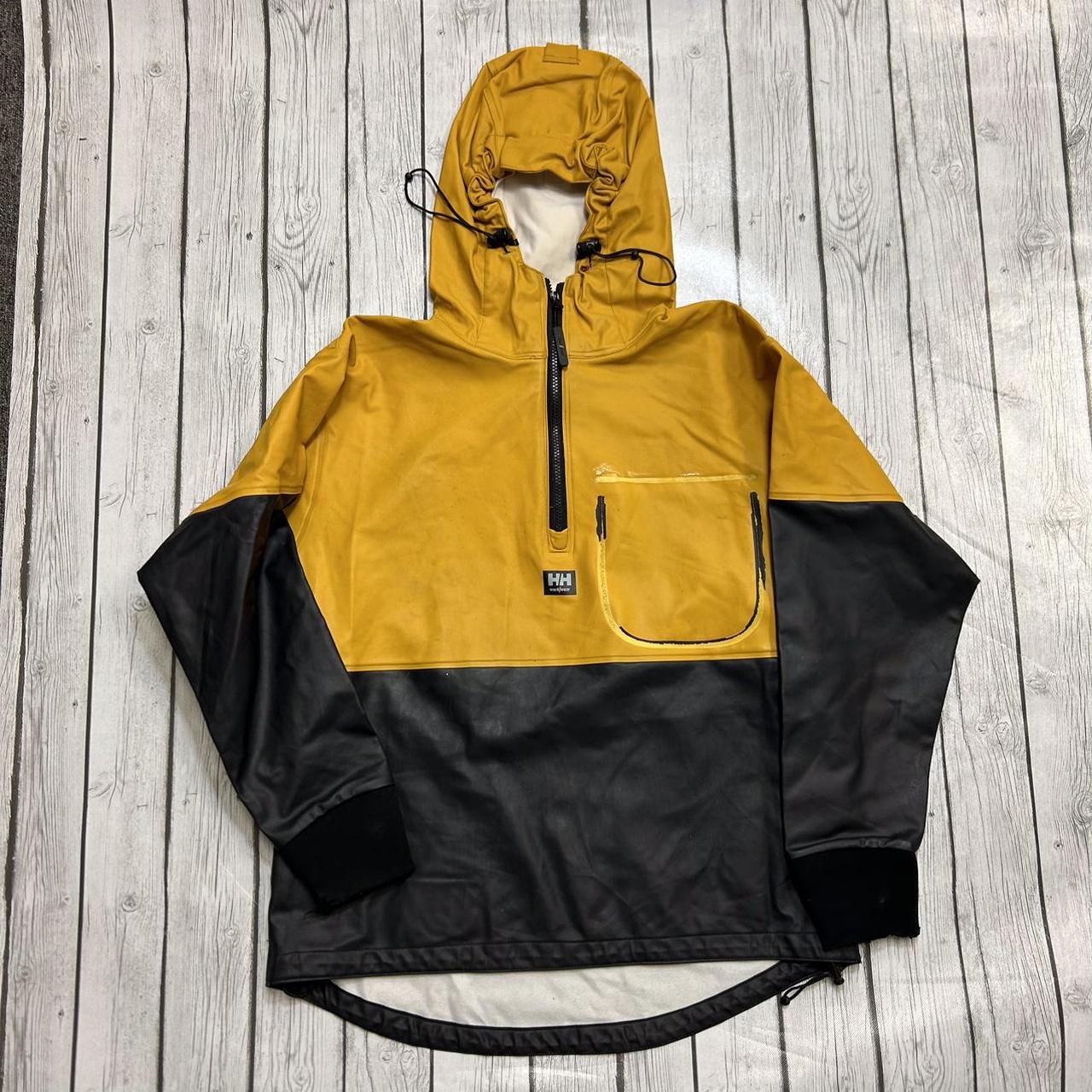 90s helly hanson work wear rain jacket. Excellent | Depop