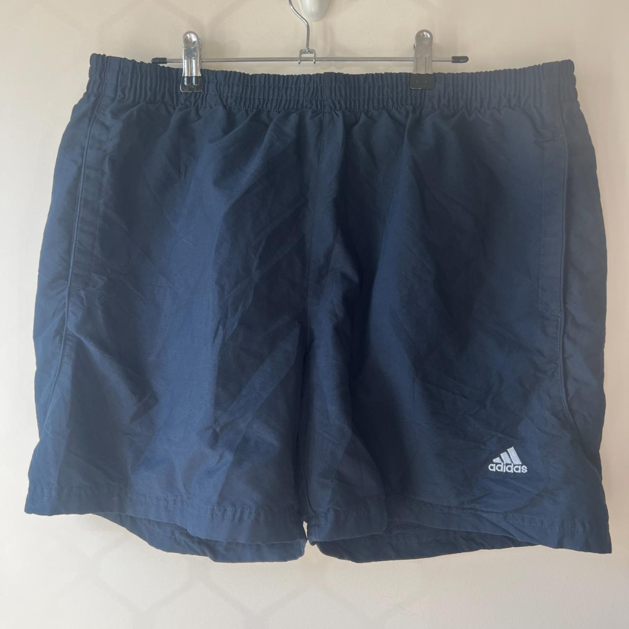 Adidas Short Blue, 2 side pockets, Size XL(see photo... - Depop