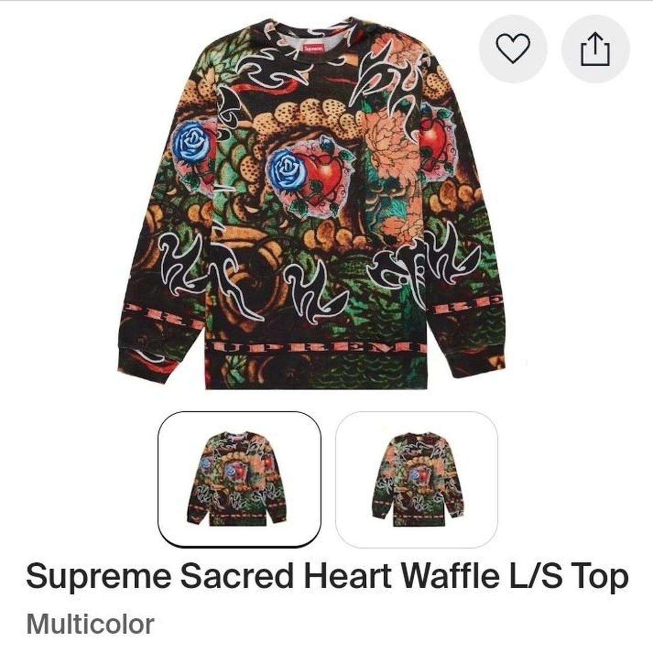 Supreme long sleeve, Supreme sacred heart waffle...