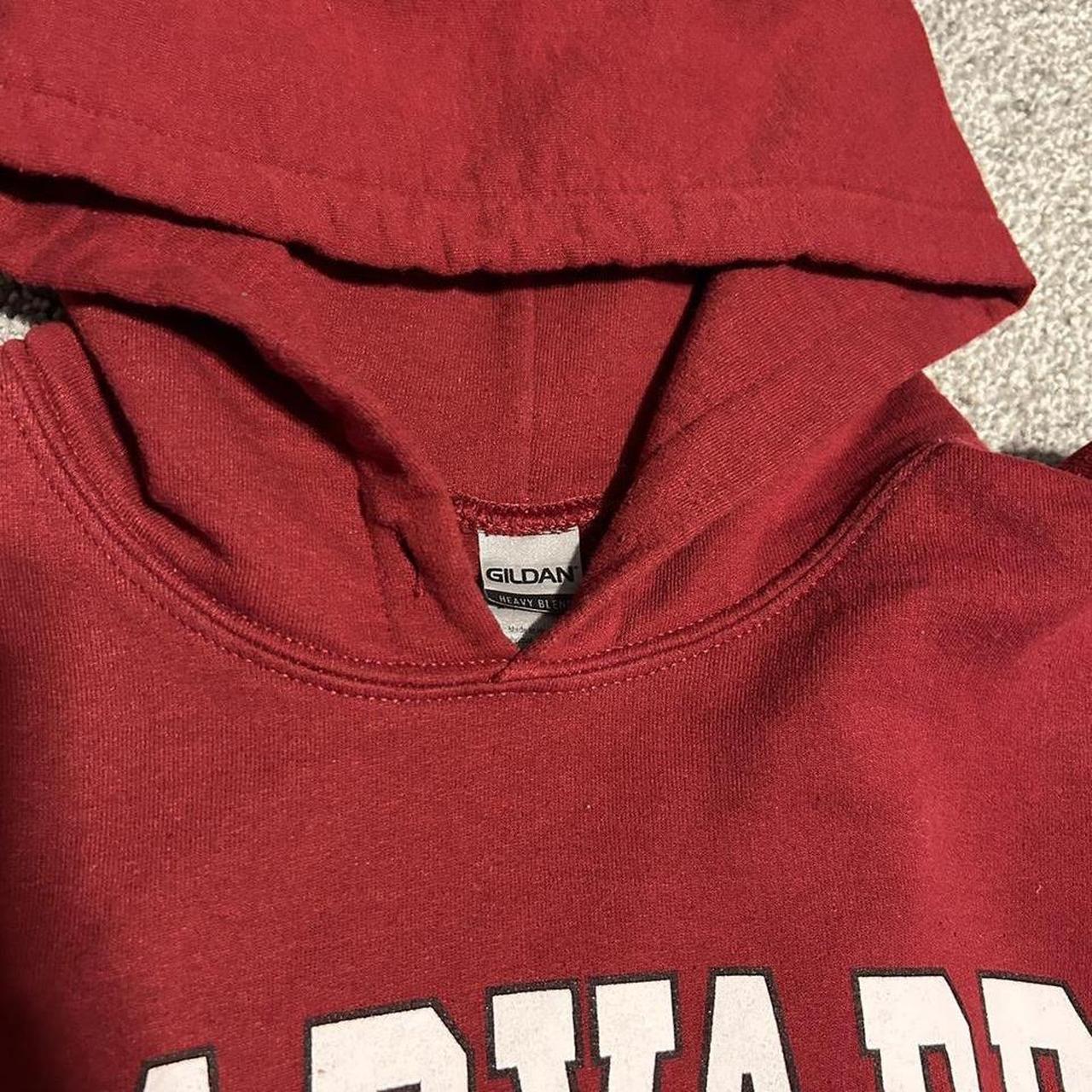 Red ‘Harvard’ DM BEFORE BUYING size S Gildan hoodie - Depop