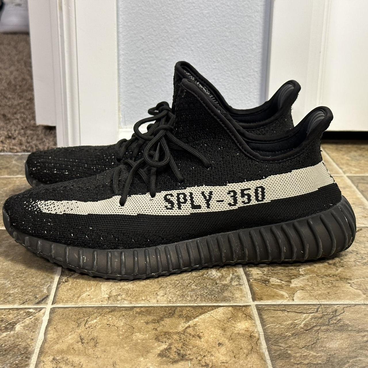 Yeezy Boost 350 Oreo Size 9.5 Condition - 9/10 No box - Depop