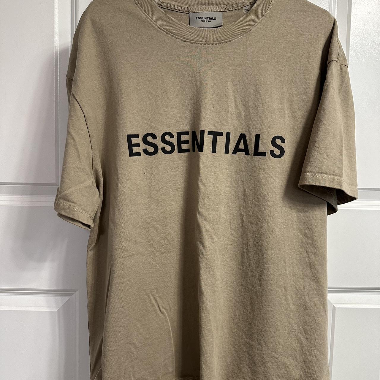 Essentials FOG T-Shirt Tee Fear Of God Size - L... - Depop