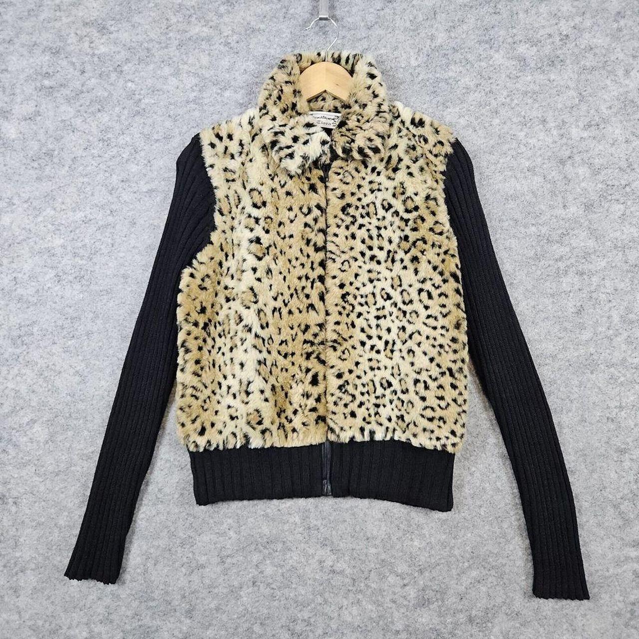 Cheetah sweater women's best sale