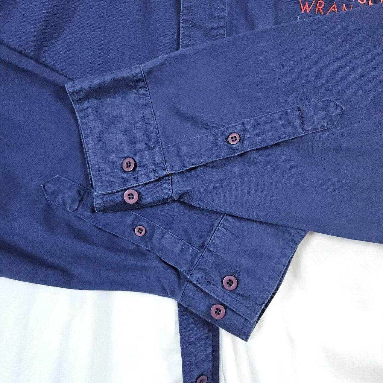 Wrangler Men's Shirt - Blue/White - L – Wrangler … - image 5