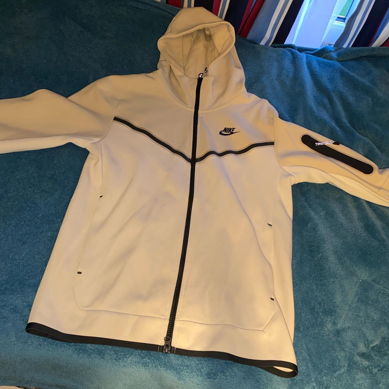 mens white tech fleece