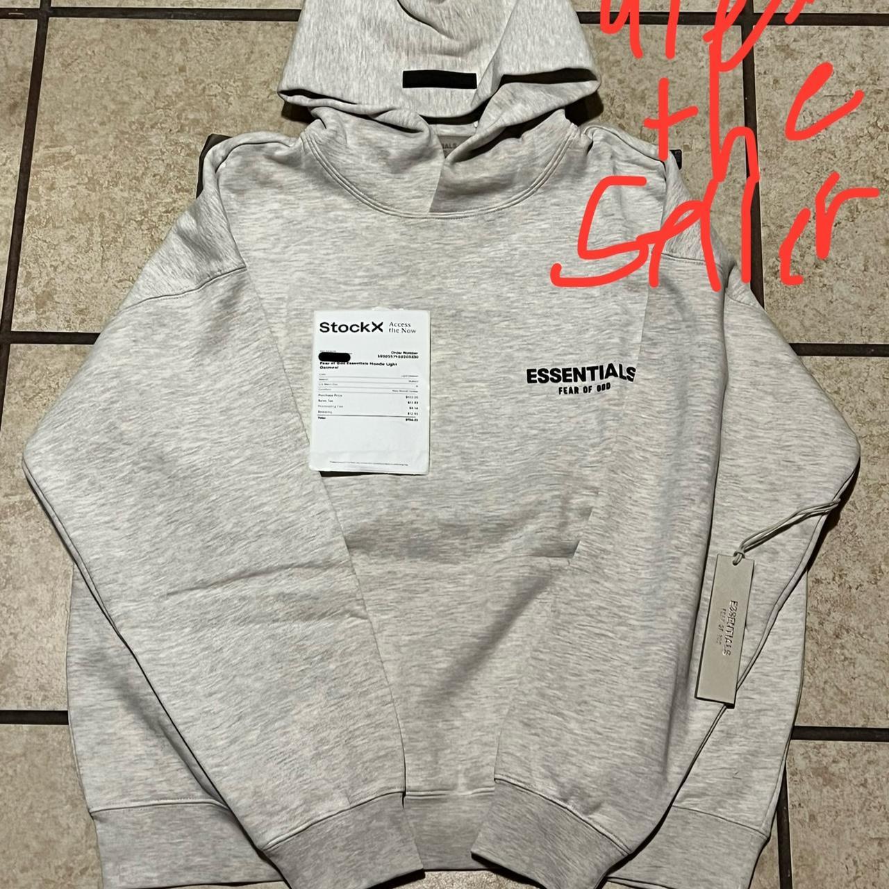 Fear of God Essentials Hoodie FW22 Light Oatmeal