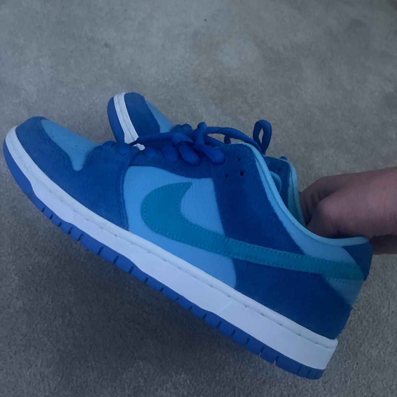 maize and blue dunks