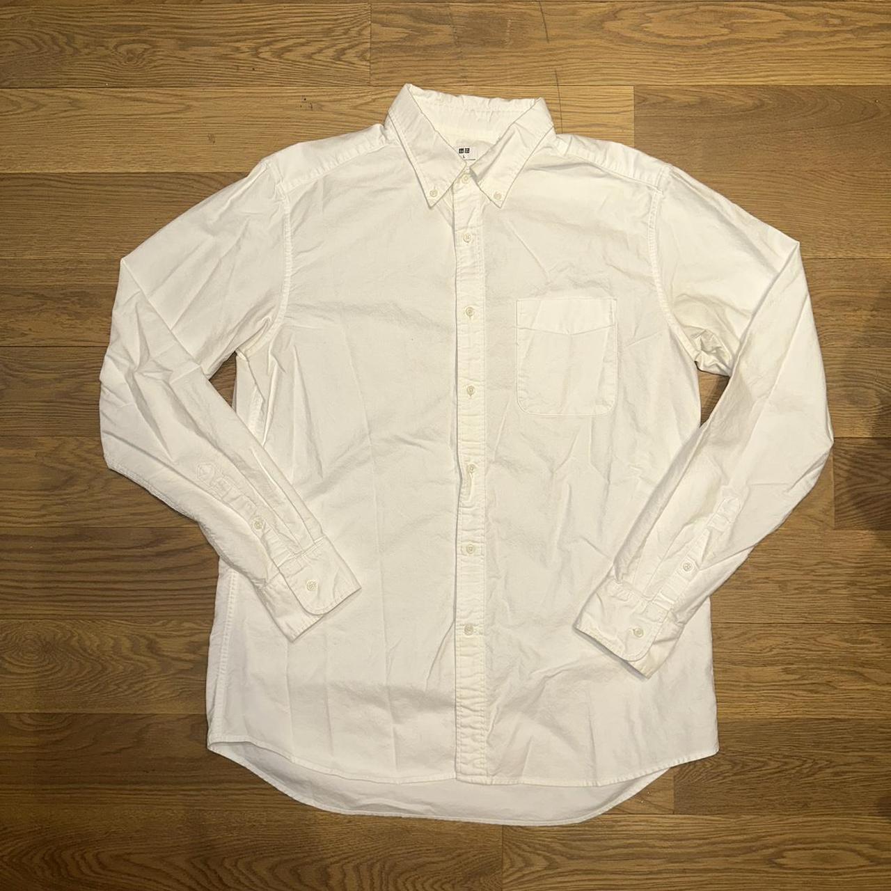 UNIQLO Men's White Shirt | Depop