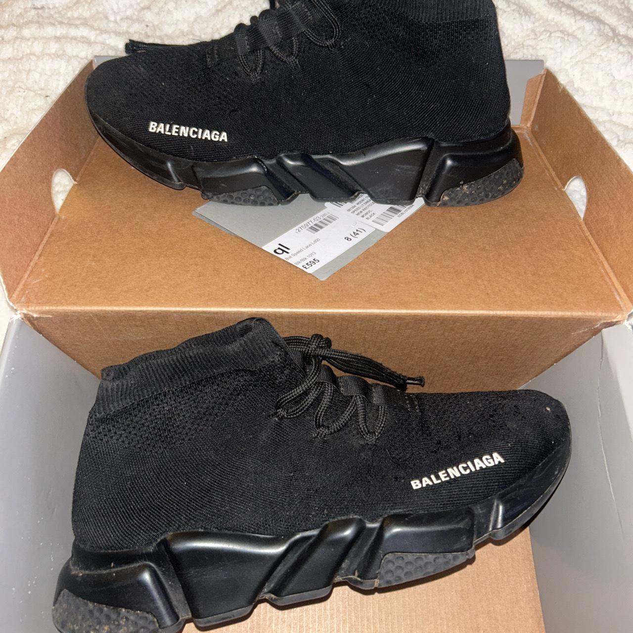 Balenciagas size 8 but will fit 9 selling cheap as... Depop