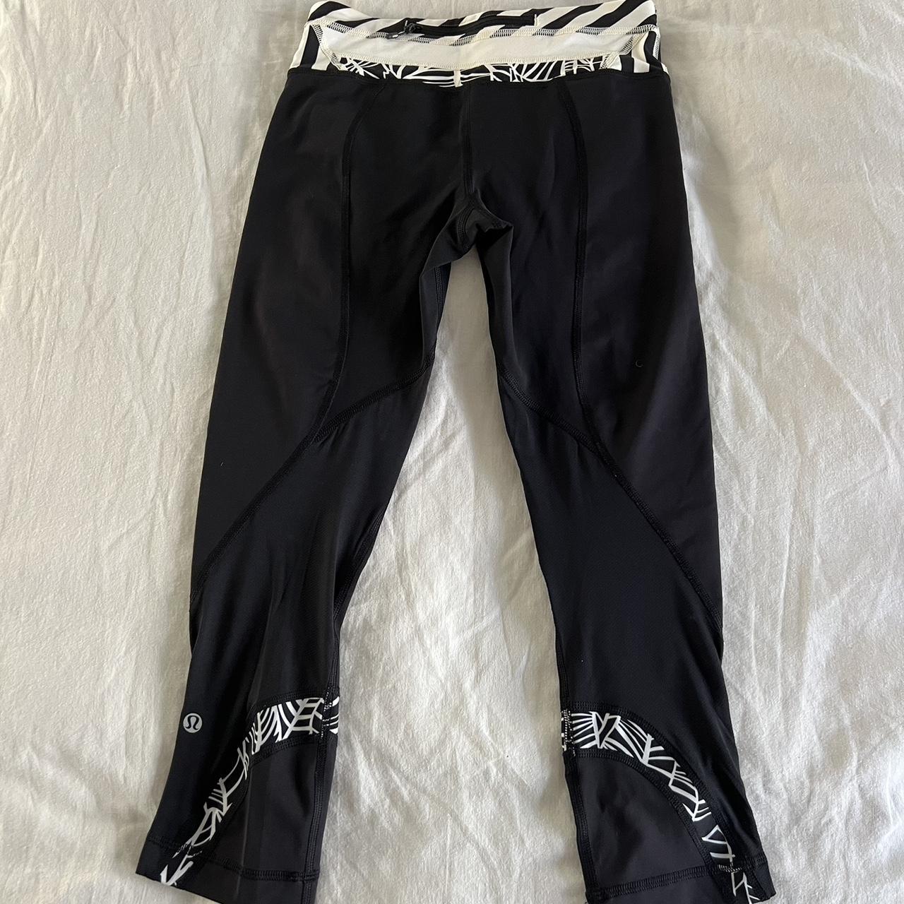 LULULEMON Run Inspire Crop Legging , Size 4, Worn