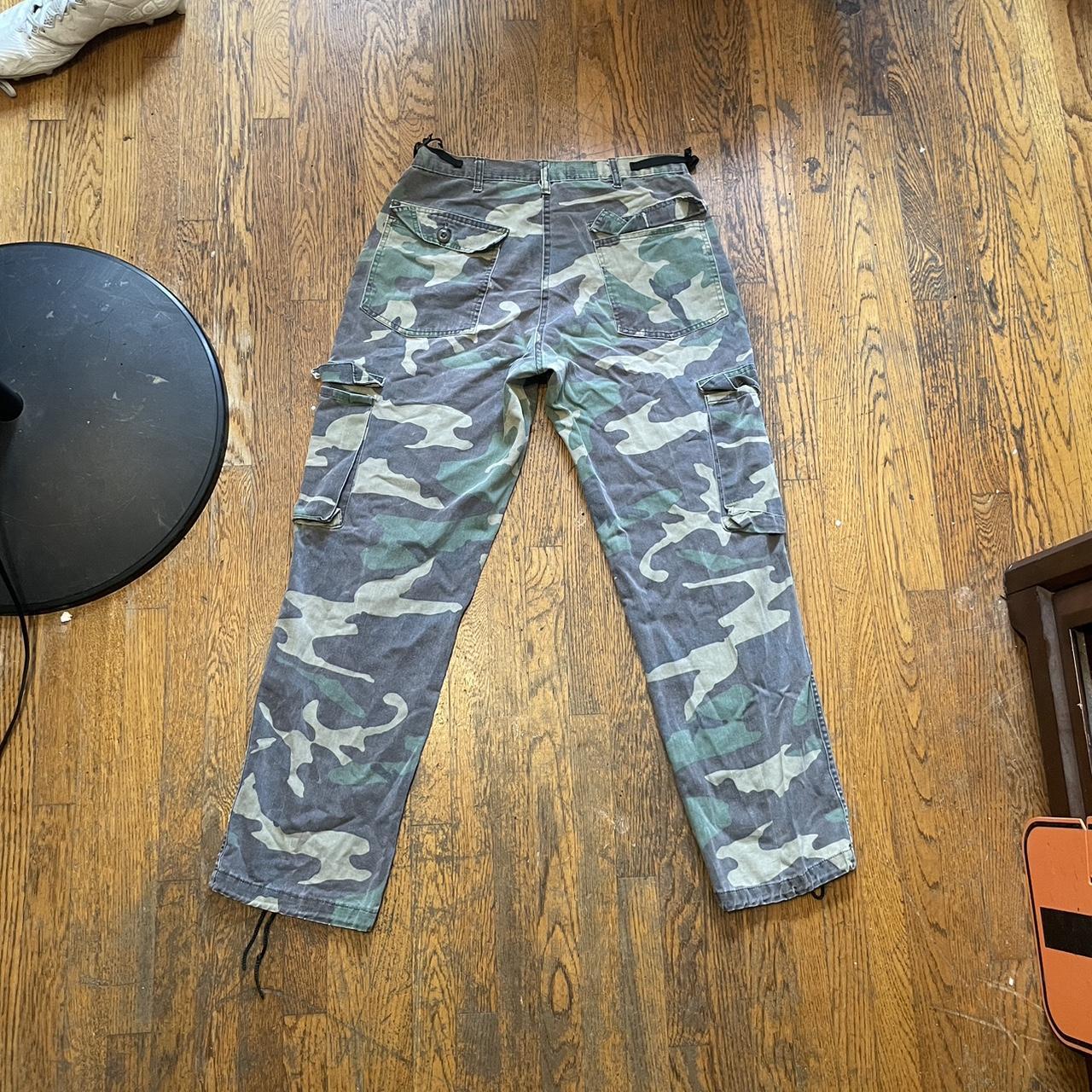 Vintage Gung Ho camo grunge pants Size 36/30 made in... Depop