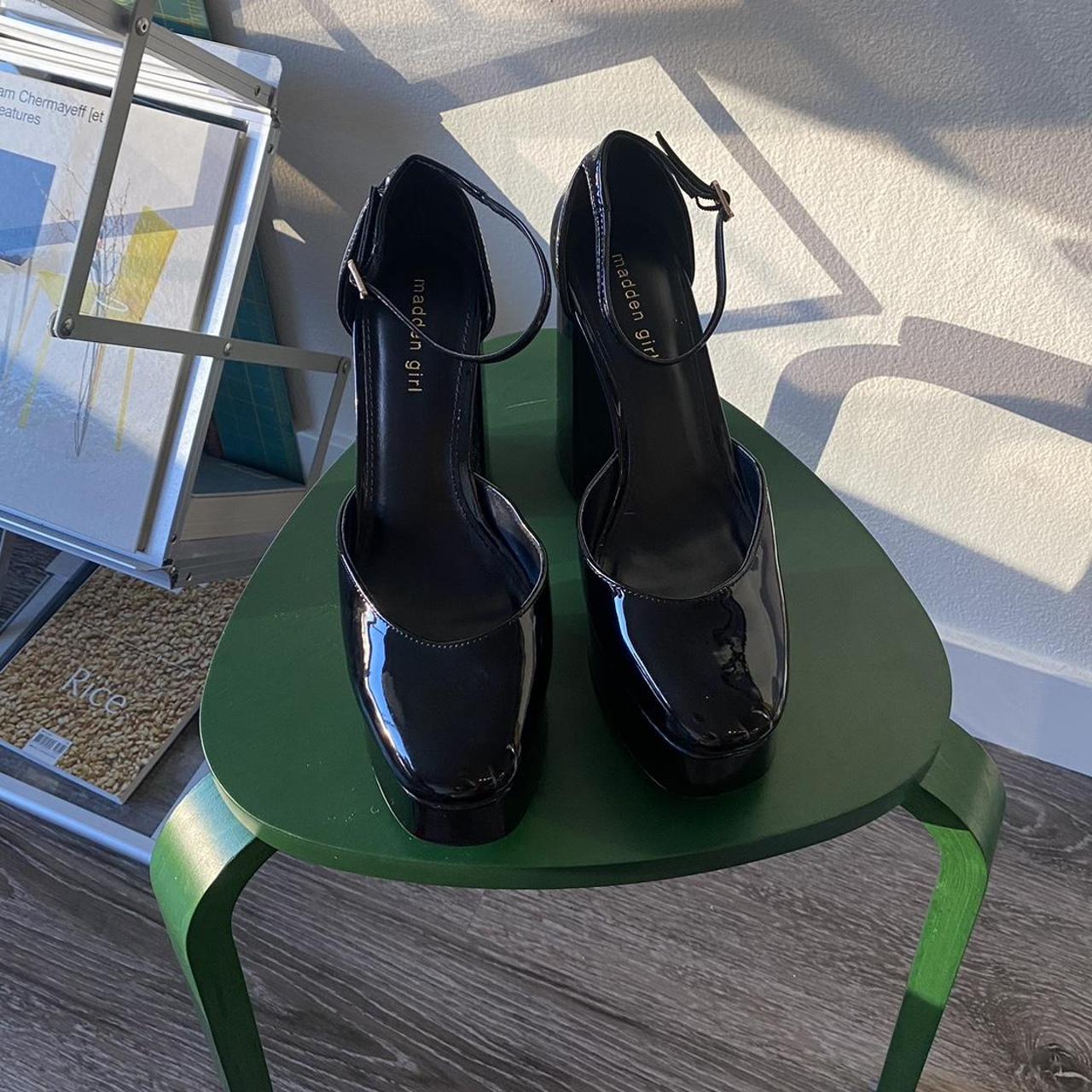 madden girl black pumps