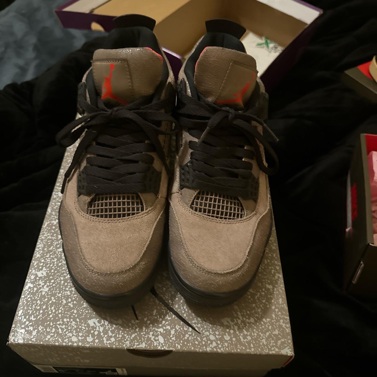 taupe haze Jordan 4 8.5 great condition wore a few... - Depop