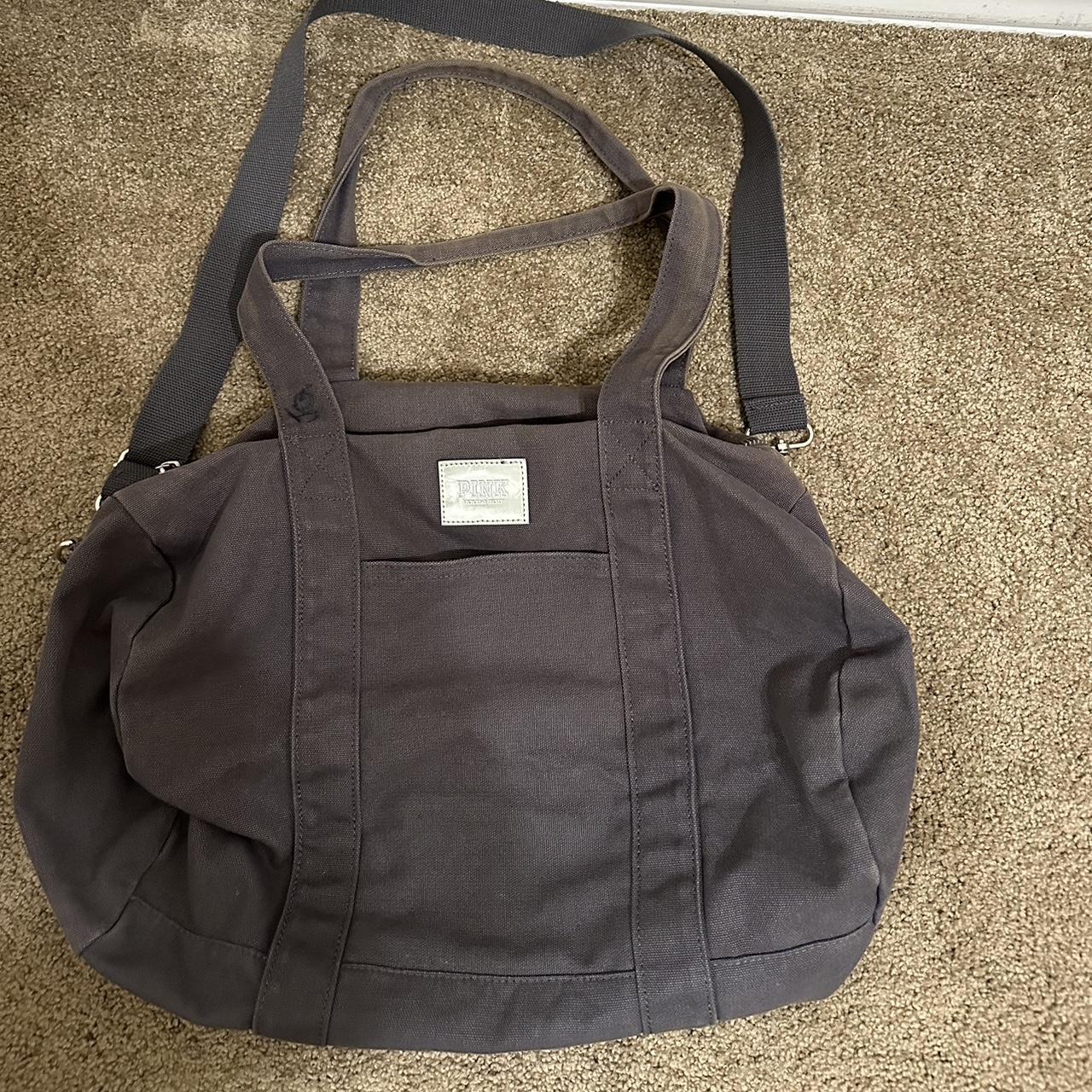Grey PINK (victorias secret) duffle bag *please NO... Depop