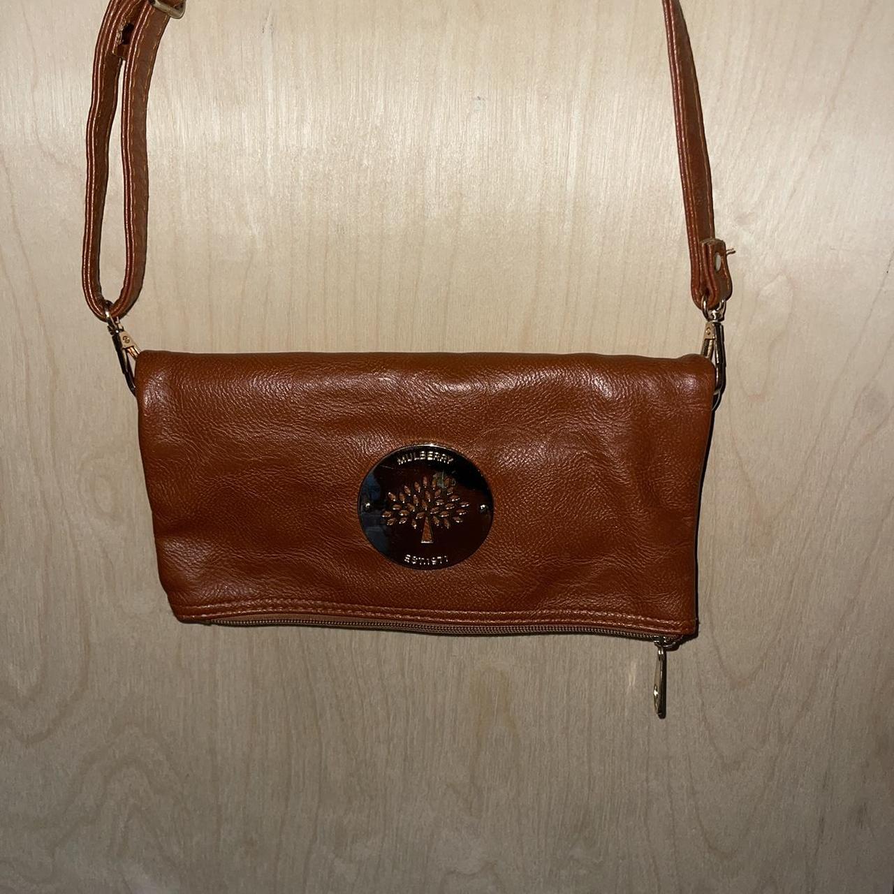 Leather mini bag Mulberry Brown in Leather - 38321919