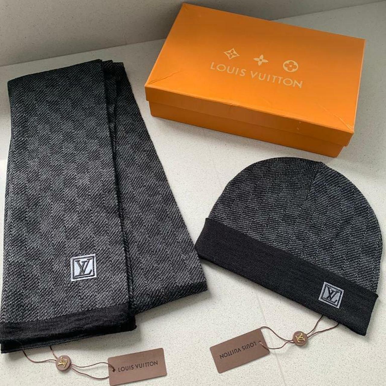 Louis Vuitton hat & scarf set