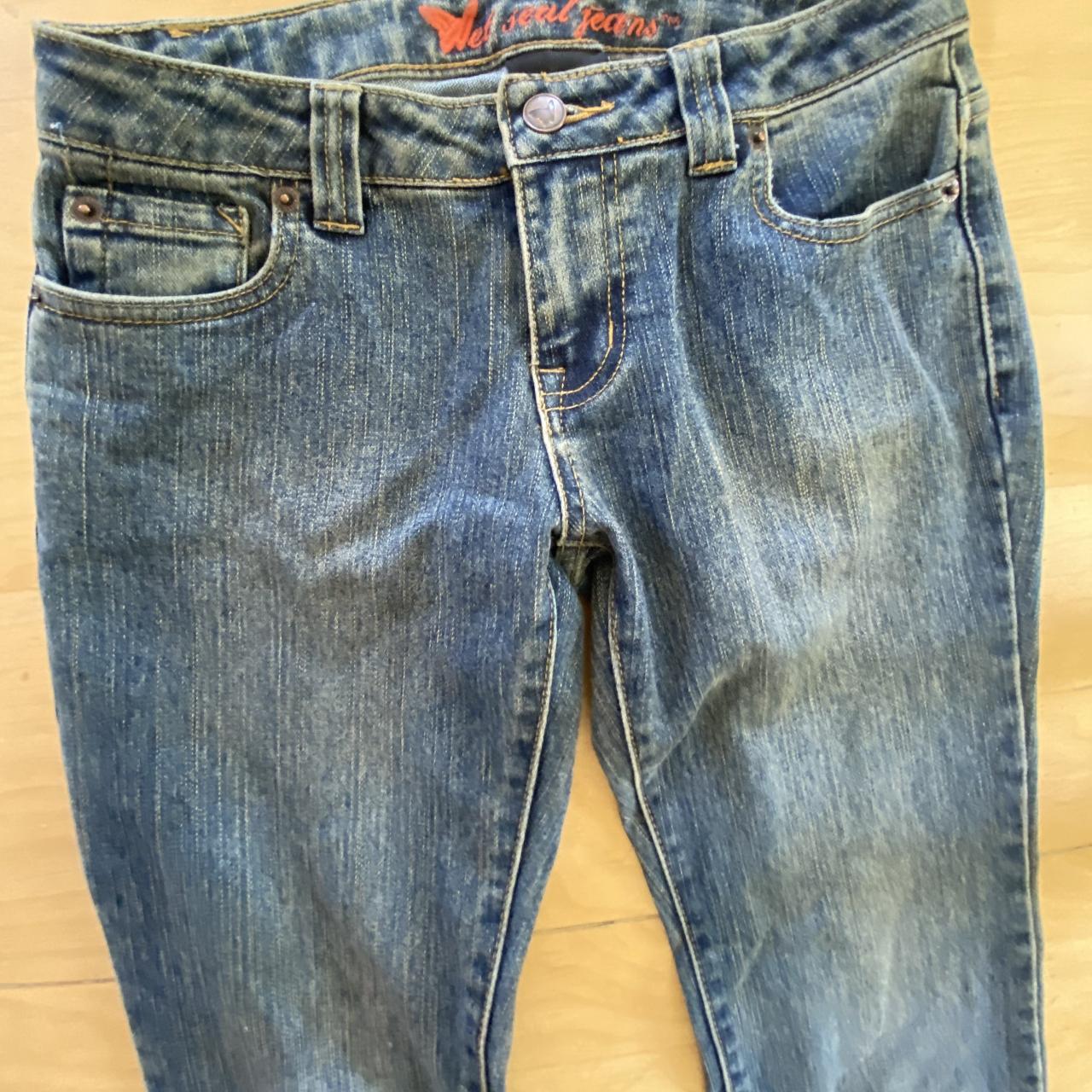 Wet Seal Jeans flared legs skinny jeans - Depop