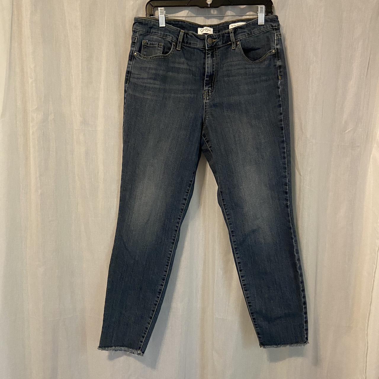 Jessica Simpson High Rise Skinny Jeans - size 14 - - Depop