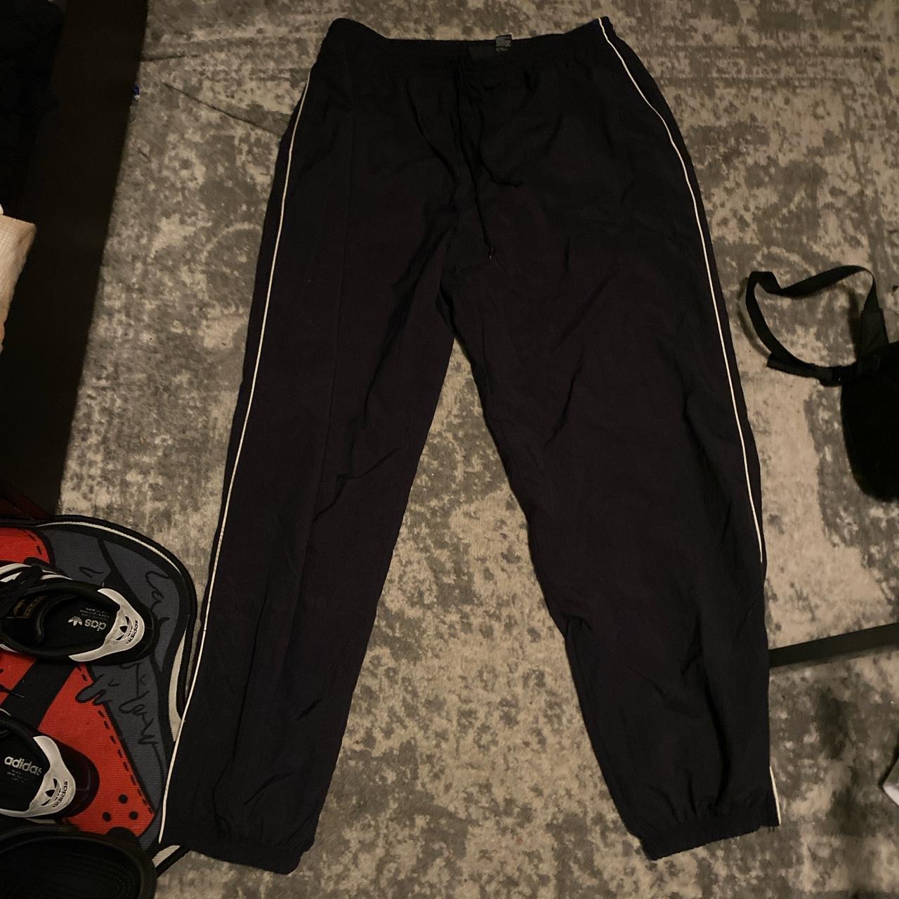 Black Track pants XL - Depop