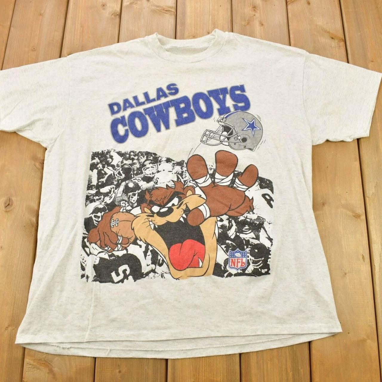 Deals Vintage 1993 Dallas Cowboys Looney Tunes NFL Tee