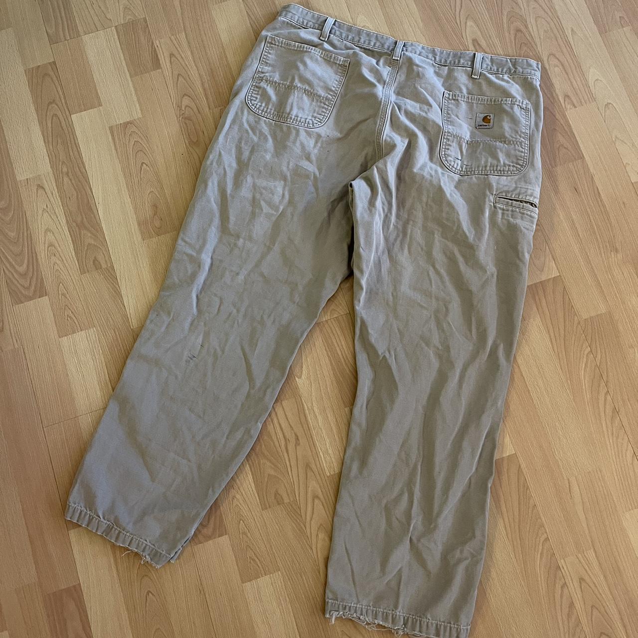 Vintage Y2K Carhartt Work Pants! Size 42x32 in a... - Depop