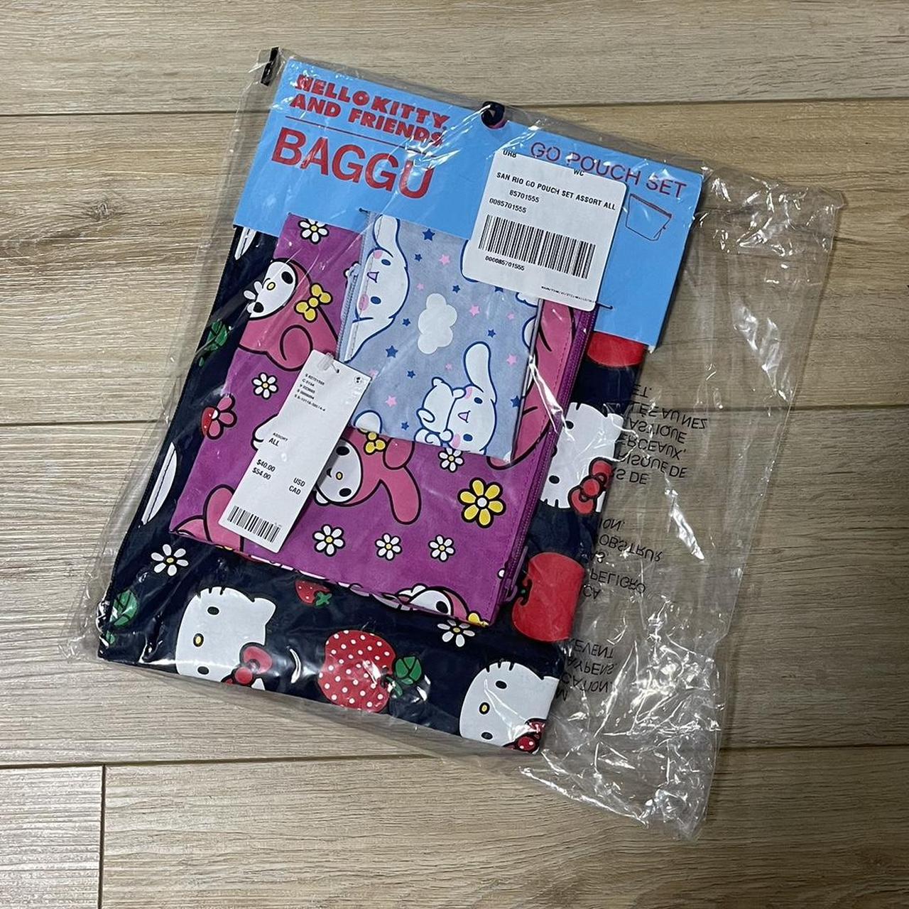 BAGGU X Hello Kitty Go Pouch Set