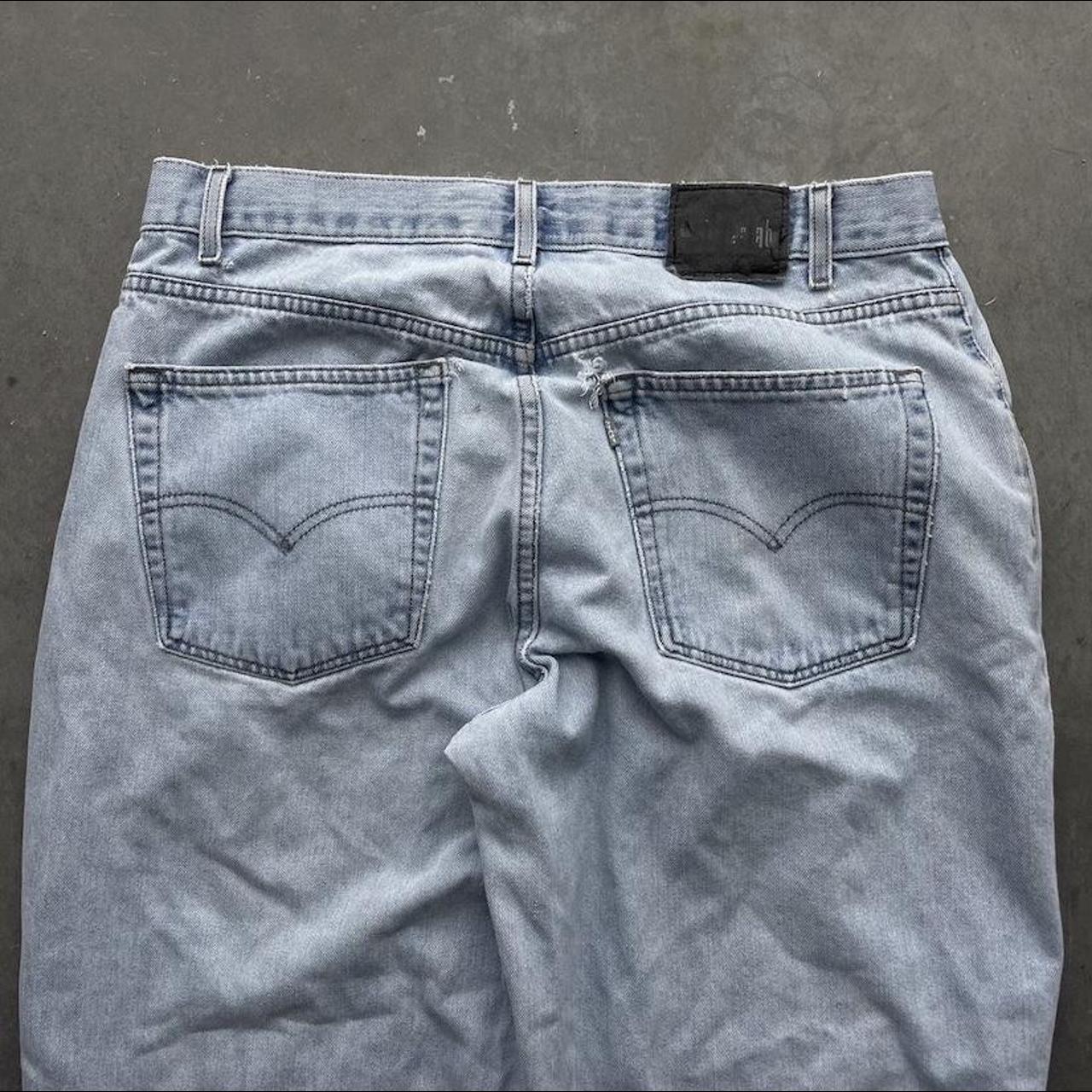 Levi Silver Tab Baggy Light Wash Blue Jeans 38x32 - Depop