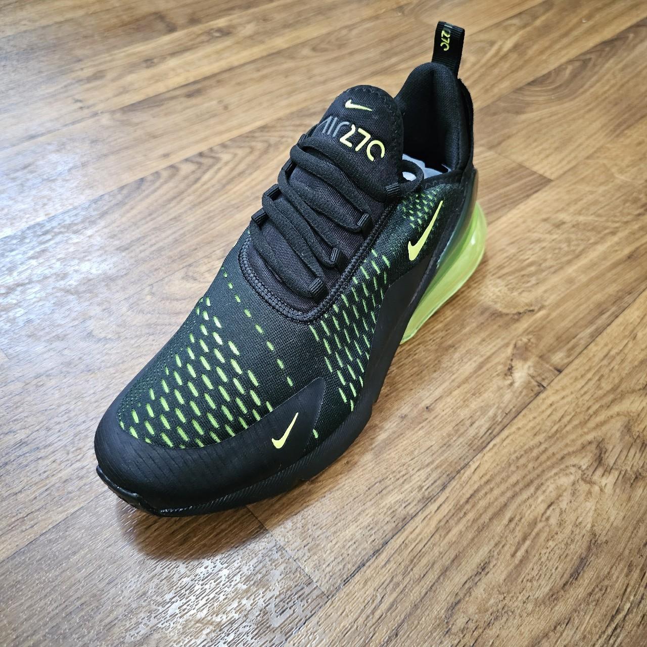 Nike air max 270 2024 - men's black/volt/black/oil grey