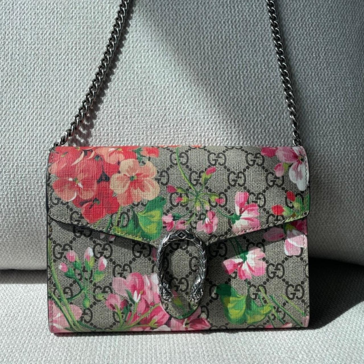 Dionysus blooms print mini chain online bag