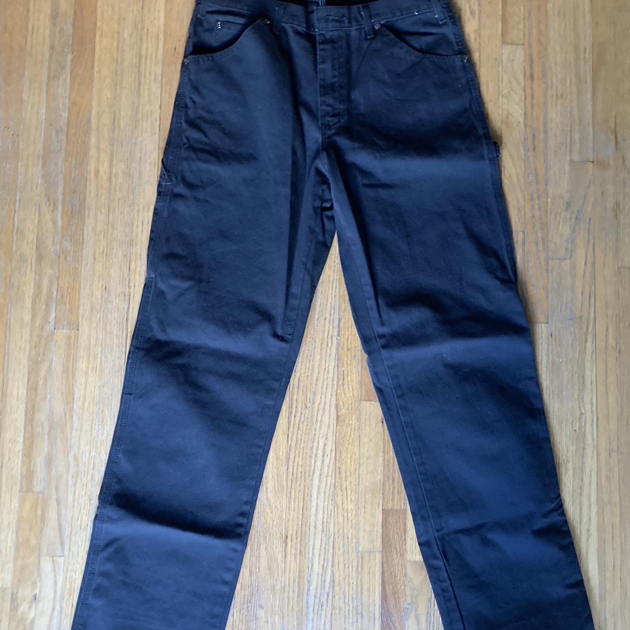 black dickies carpenter jeans super baggy... - Depop