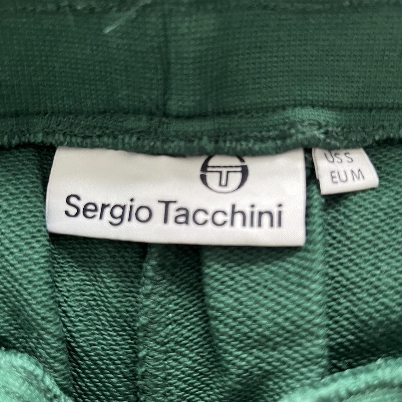 Green Sergio Tacchini joggers / tracksuit... - Depop