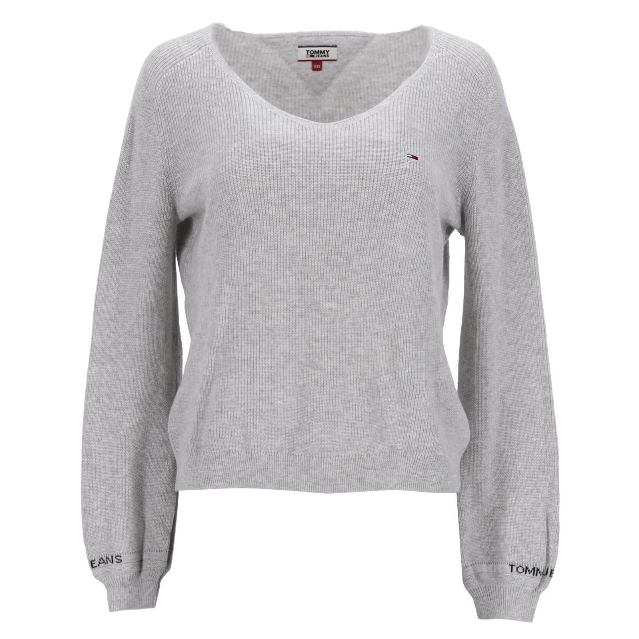 Tommy hilfiger deals jumper women grey