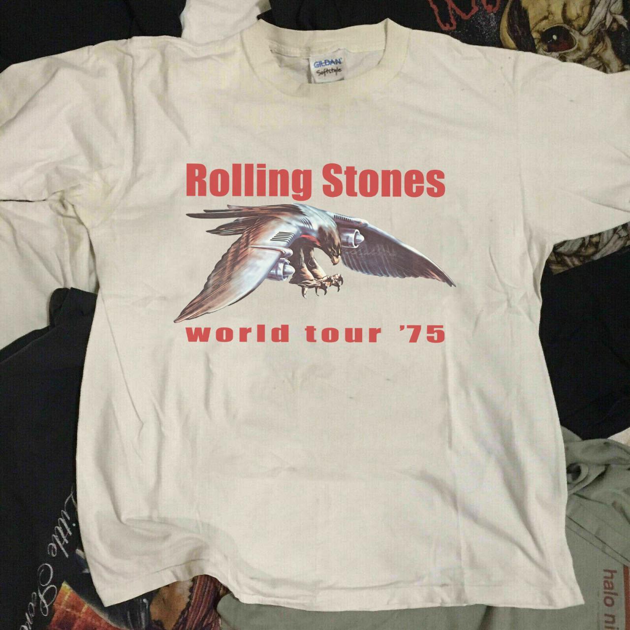 Rolling stones world sale tour 75 shirt