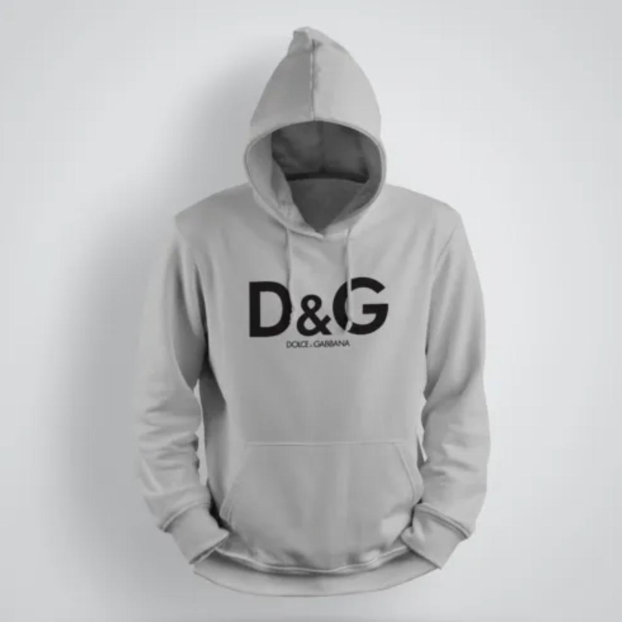 Dolce and cheap gabbana grey hoodie