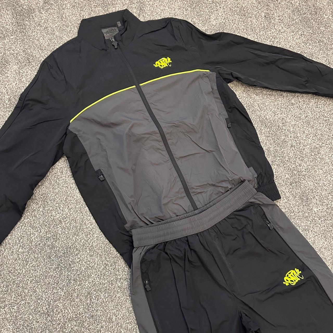 Syna World Tracksuit Grey/Black Size | Depop Syna World Tracksuit Grey/Black Size | Depop