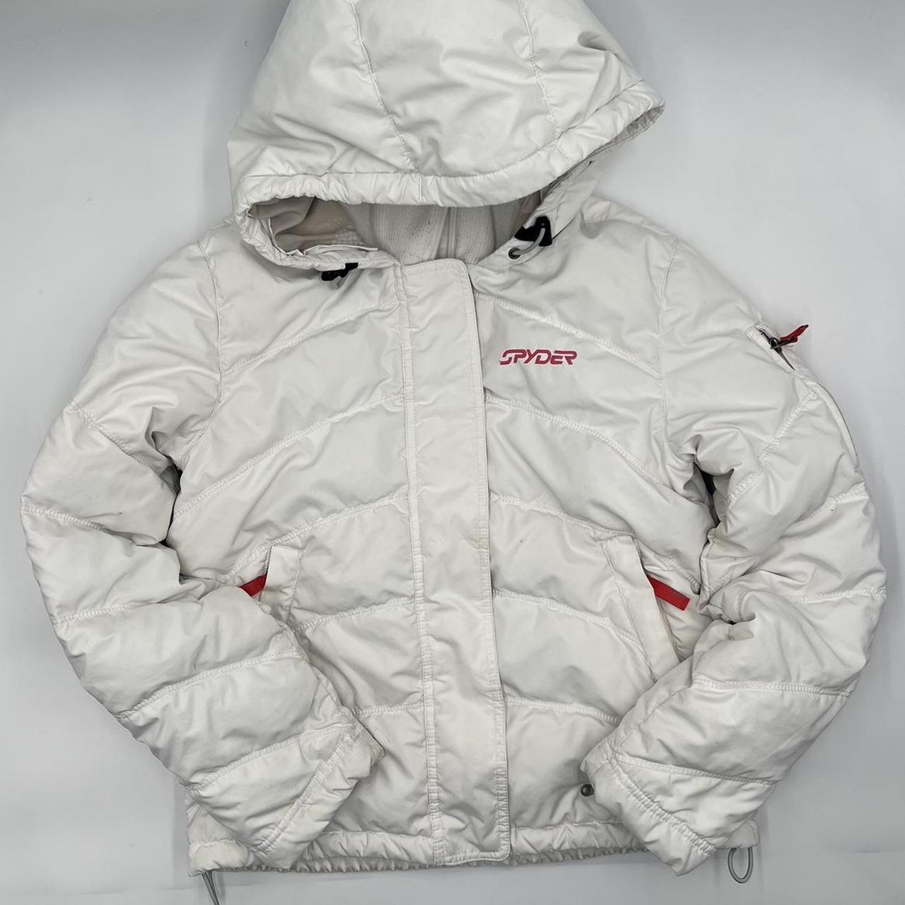 Mens white spyder on sale jacket