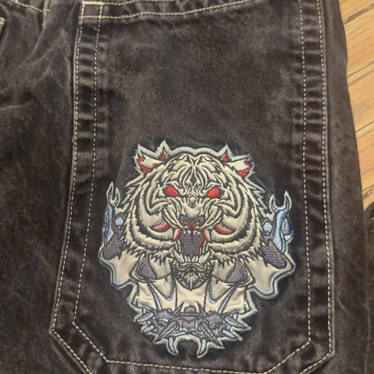 消費税無し Crazy Rare Depop | ever only I've Jeans. JNCO Tiger White パンツ