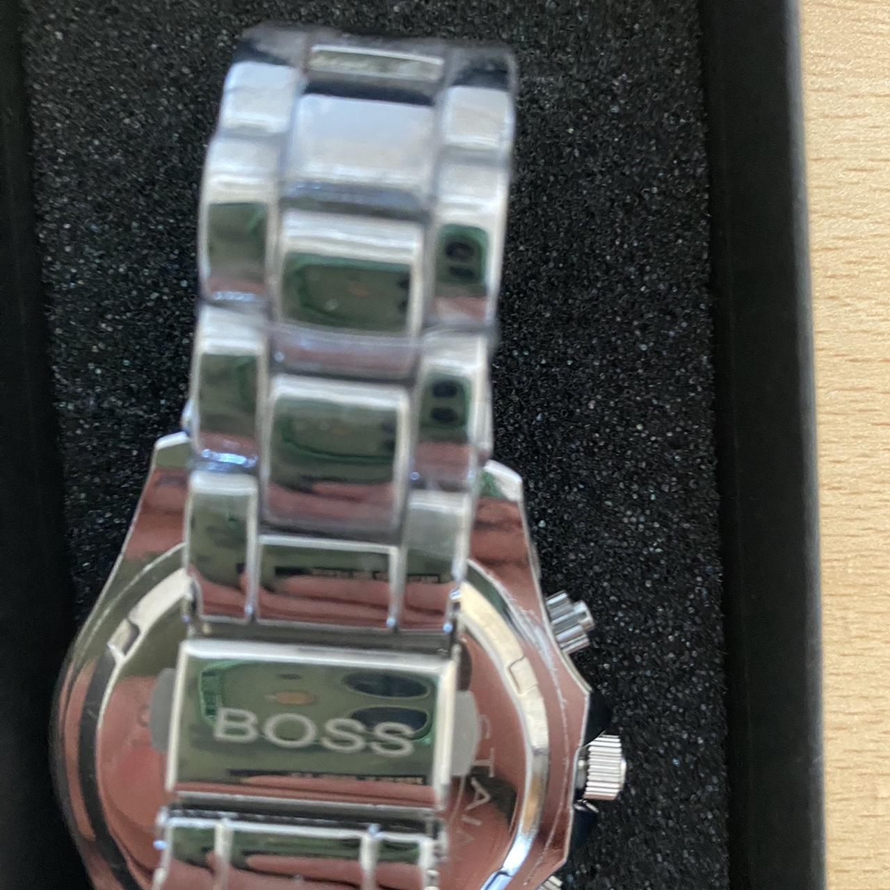 Silver Hugo boss watch, brand new unopened still in... Depop