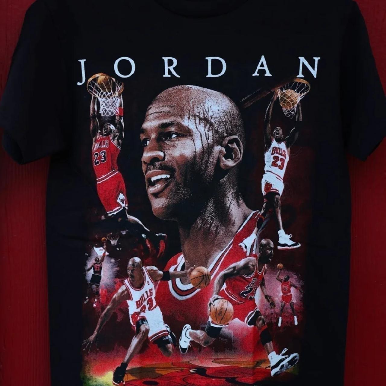 Michael Jordan Multi Graphic Tee Supreme condition... - Depop