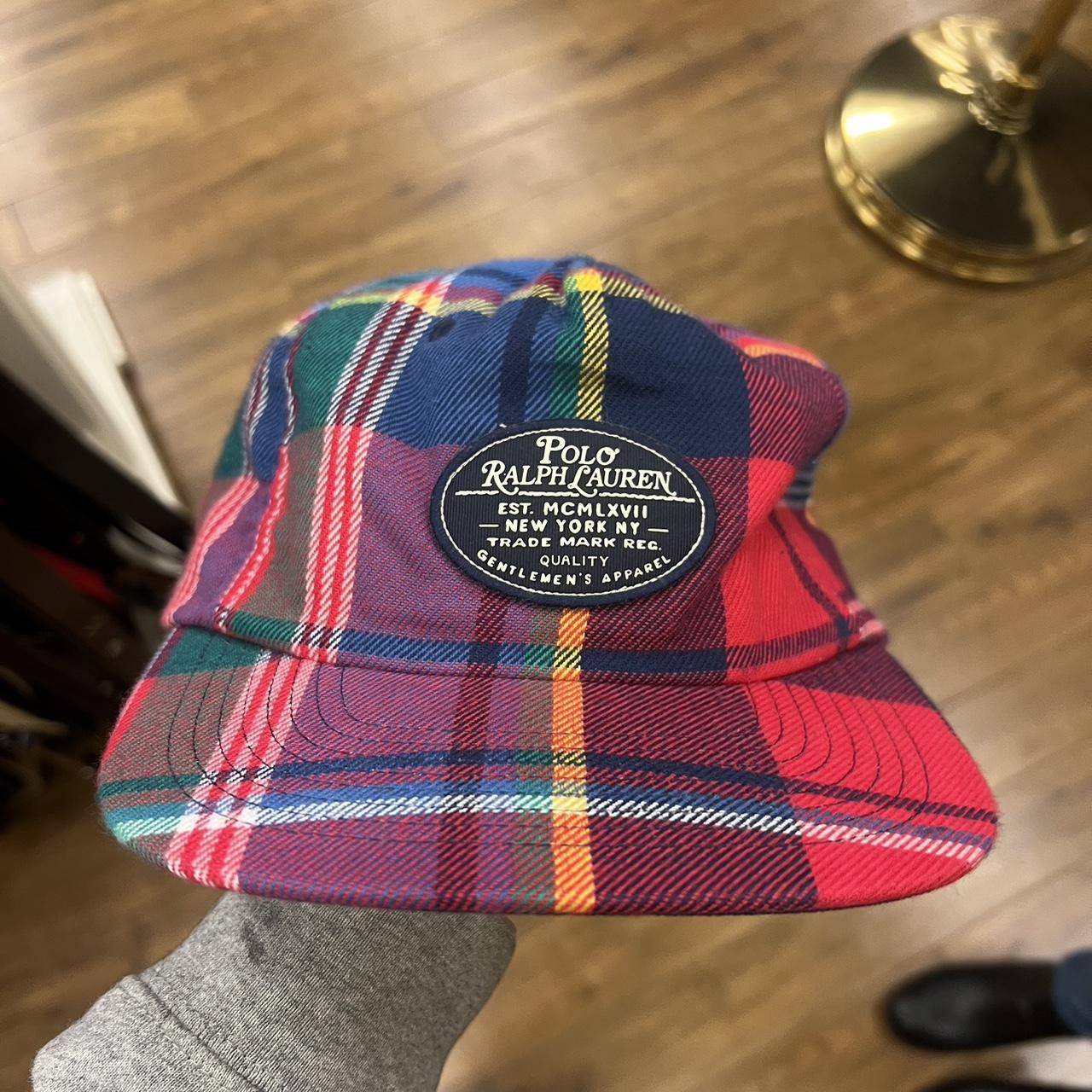 PALACE Ralph Lauren Collaboration Cap Brown Corduroy... - Depop