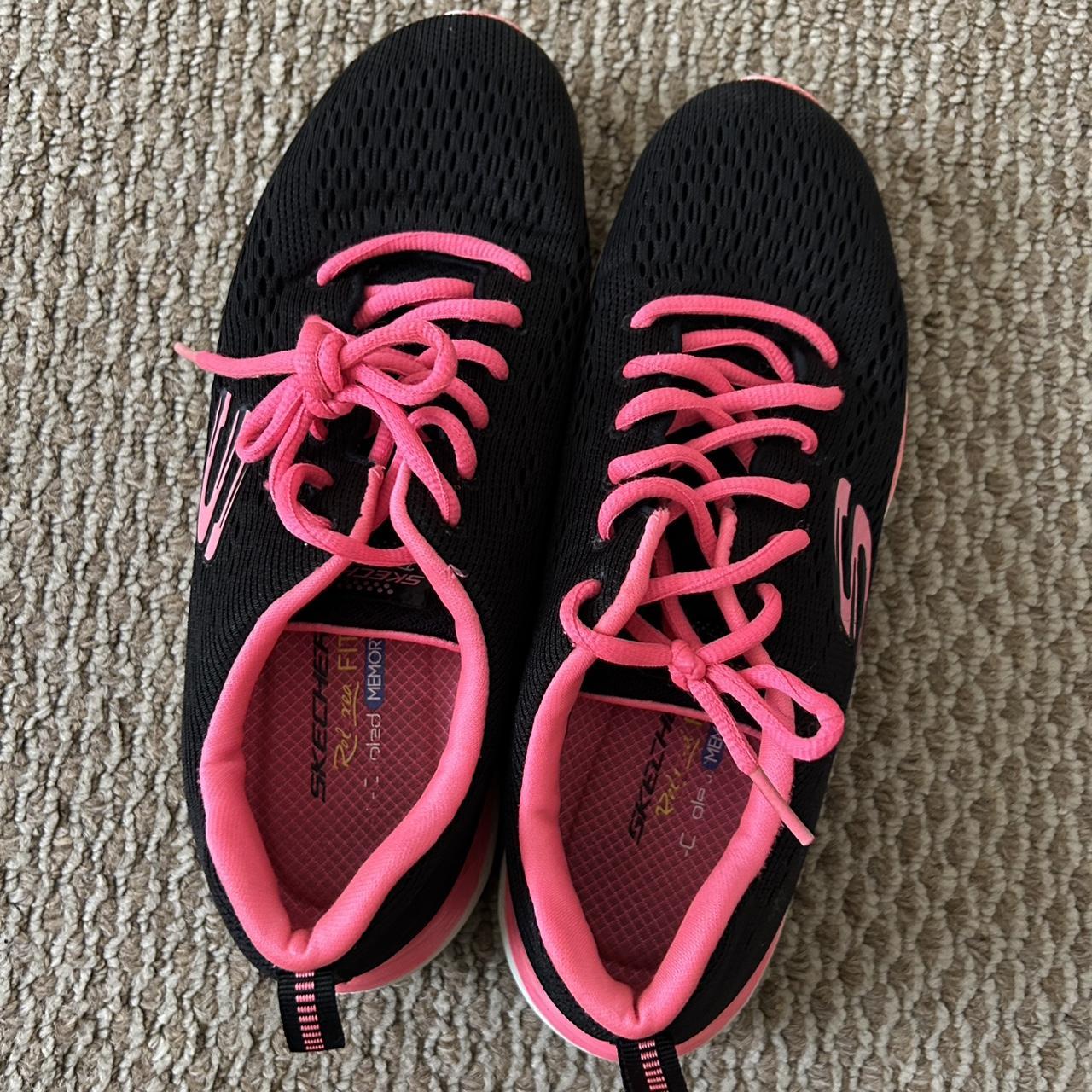 Skechers Women's Sneakers Pink/Black US – Pink and black