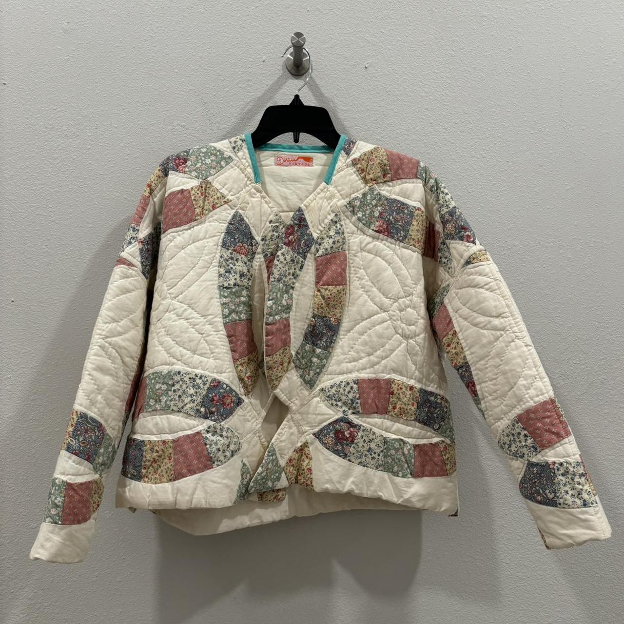Dottie vintage quilt jacket! Custom made... Depop