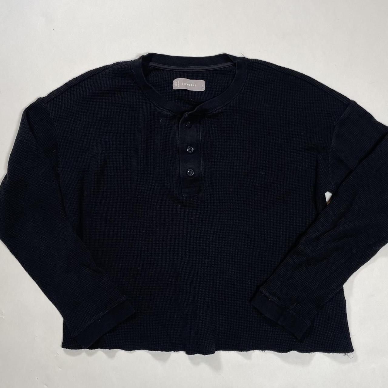 Everlane The Organic Cotton Waffle thermal Henley... - Depop