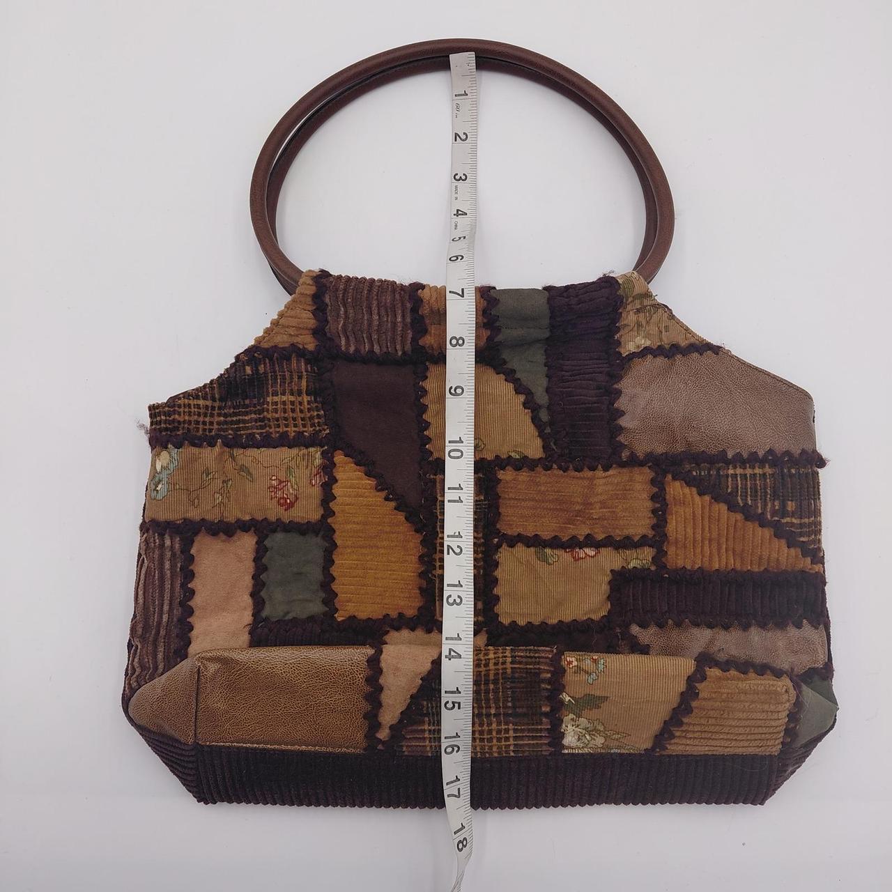 Women's Bag - Brown – Cappelli Patchwork Corduroy… - image 6
